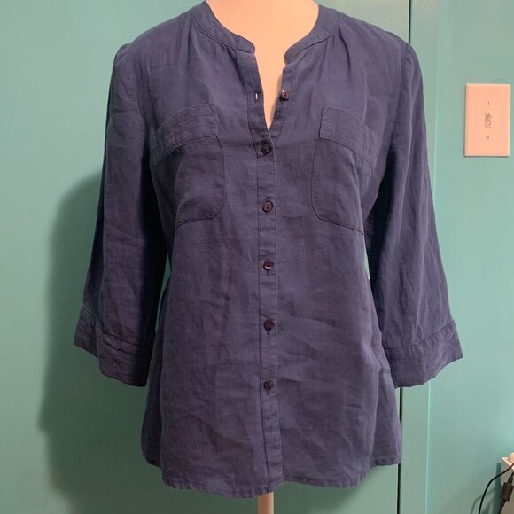 True Destinations, new with tags pull on casual pant, wide leg, tropical print, - Picture 10 of 16